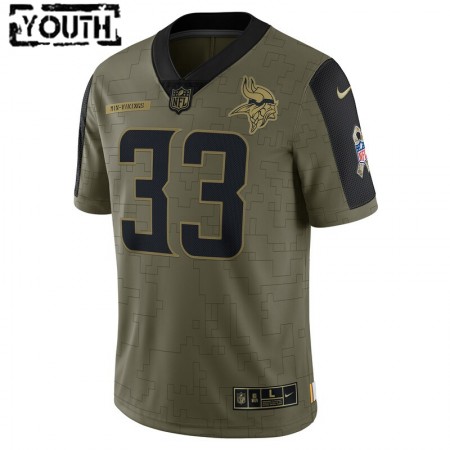 Lasten Minnesota Vikings NFL Pelipaita Dalvin Cook 33 Nike 2021 Salute to Service